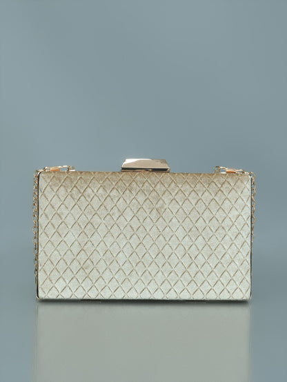 Limelight - Studded Velvet Clutch