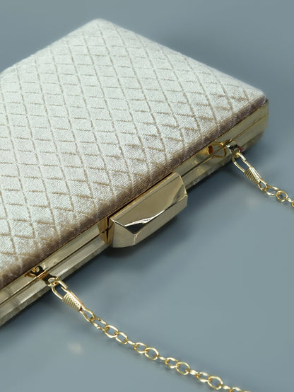 Limelight - Studded Velvet Clutch