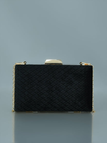 Limelight - Studded Velvet Clutch