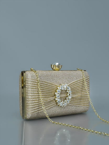 Limelight - Bejeweled Brooch Clutch