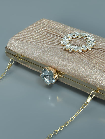 Limelight - Bejeweled Brooch Clutch