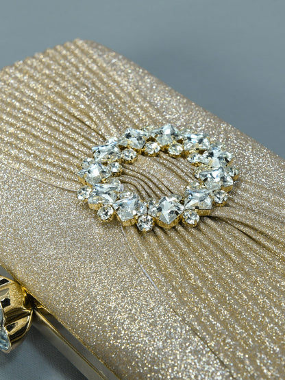 Limelight - Bejeweled Brooch Clutch