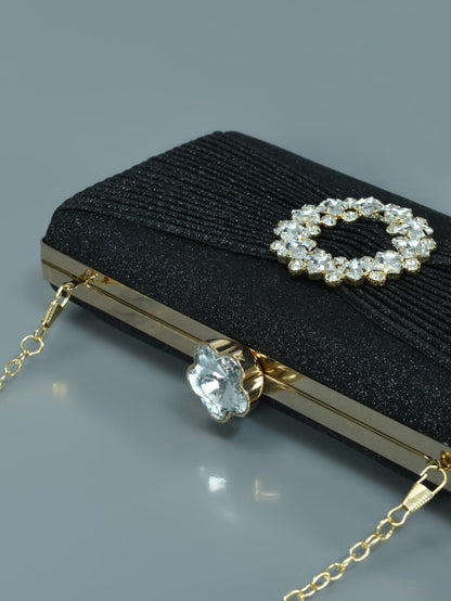 Limelight - Bejeweled Brooch Clutch