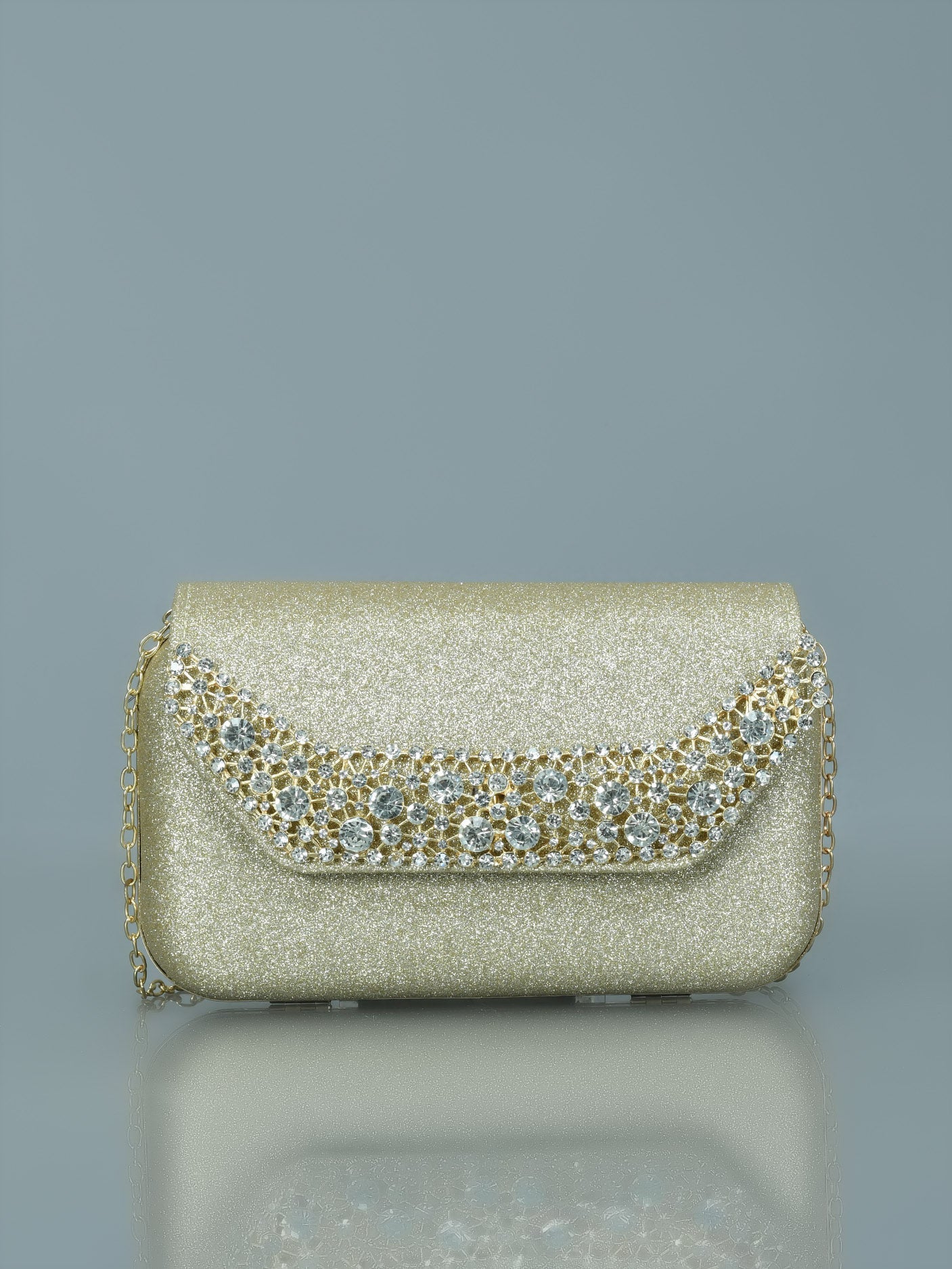 Limelight - Bejeweled Envelope Clutch