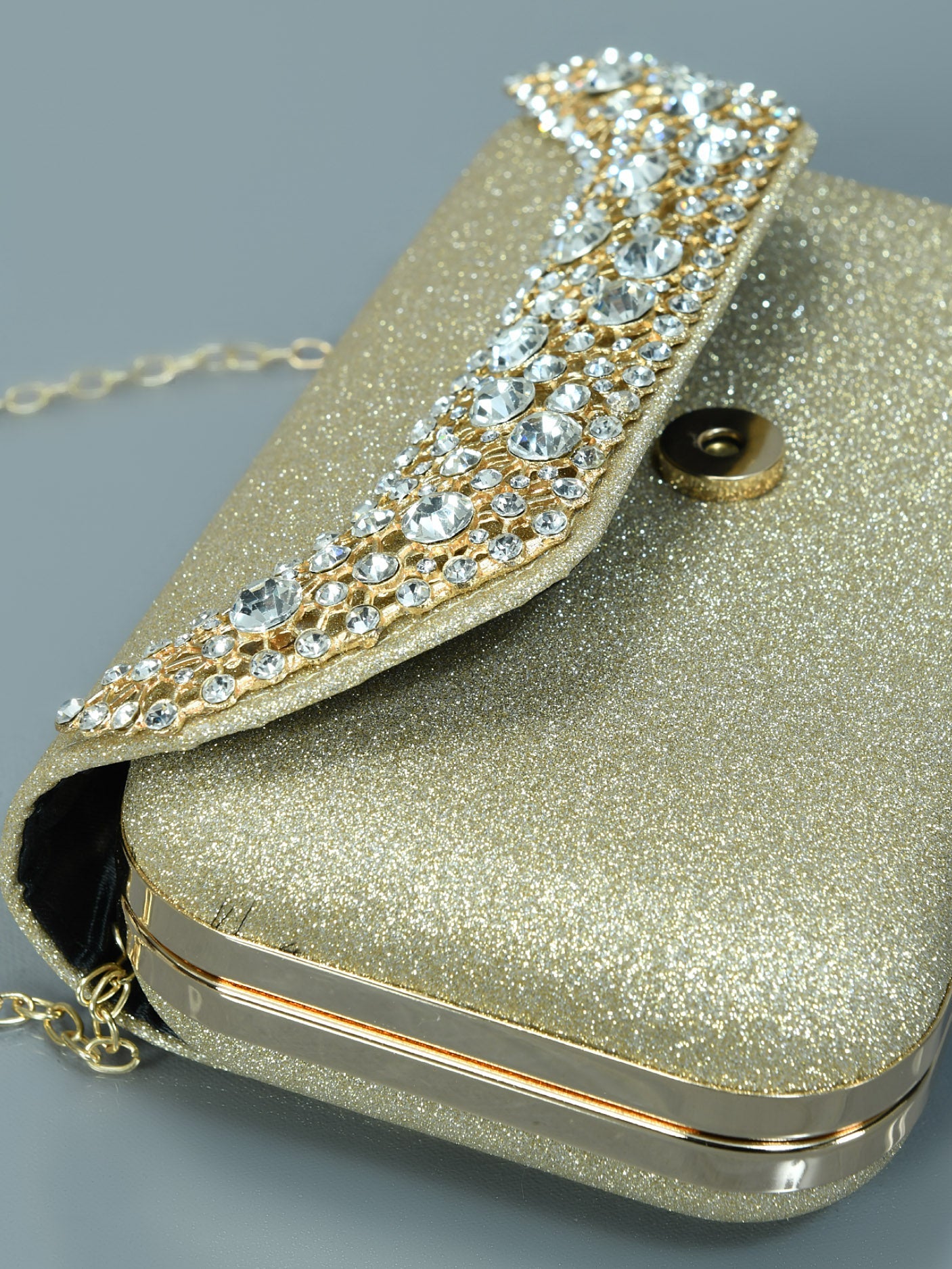 Limelight - Bejeweled Envelope Clutch