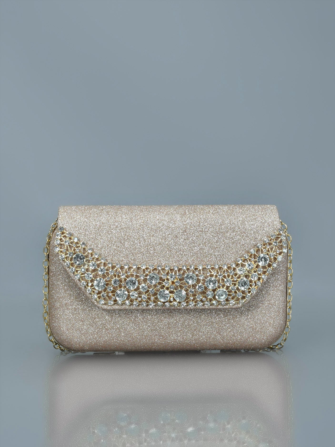 Limelight - Bejeweled Envelope Clutch