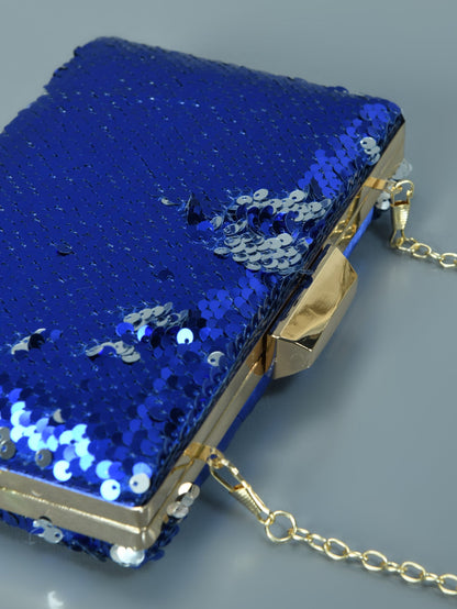 Limelight - Two Toned Sequin Clutch