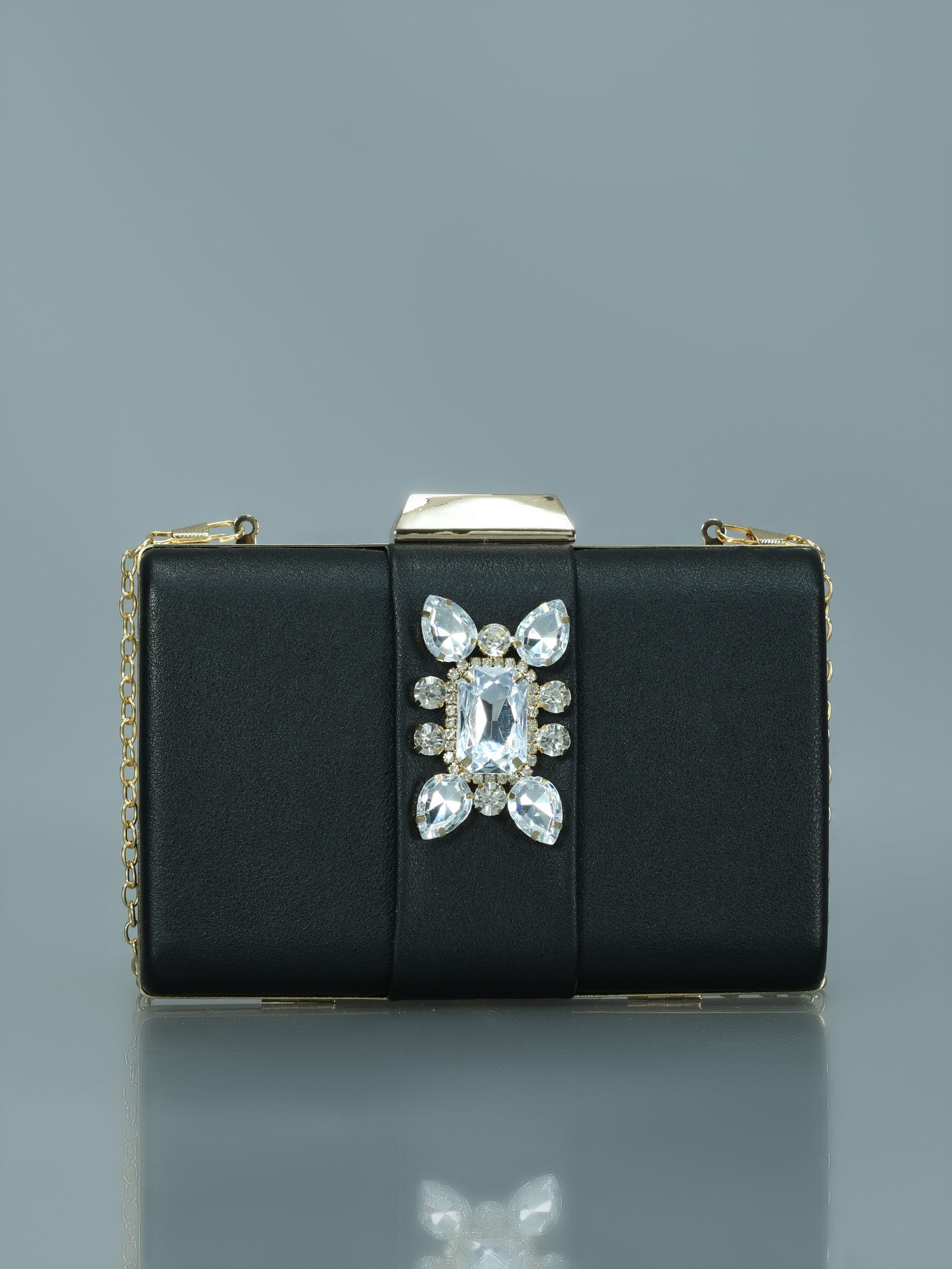 Limelight - Stone Brooch Clutch