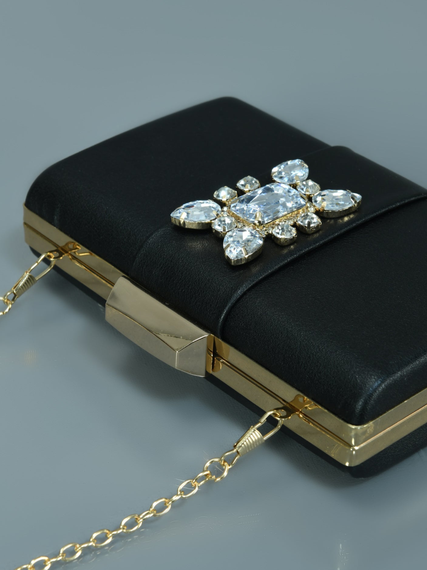 Limelight - Stone Brooch Clutch