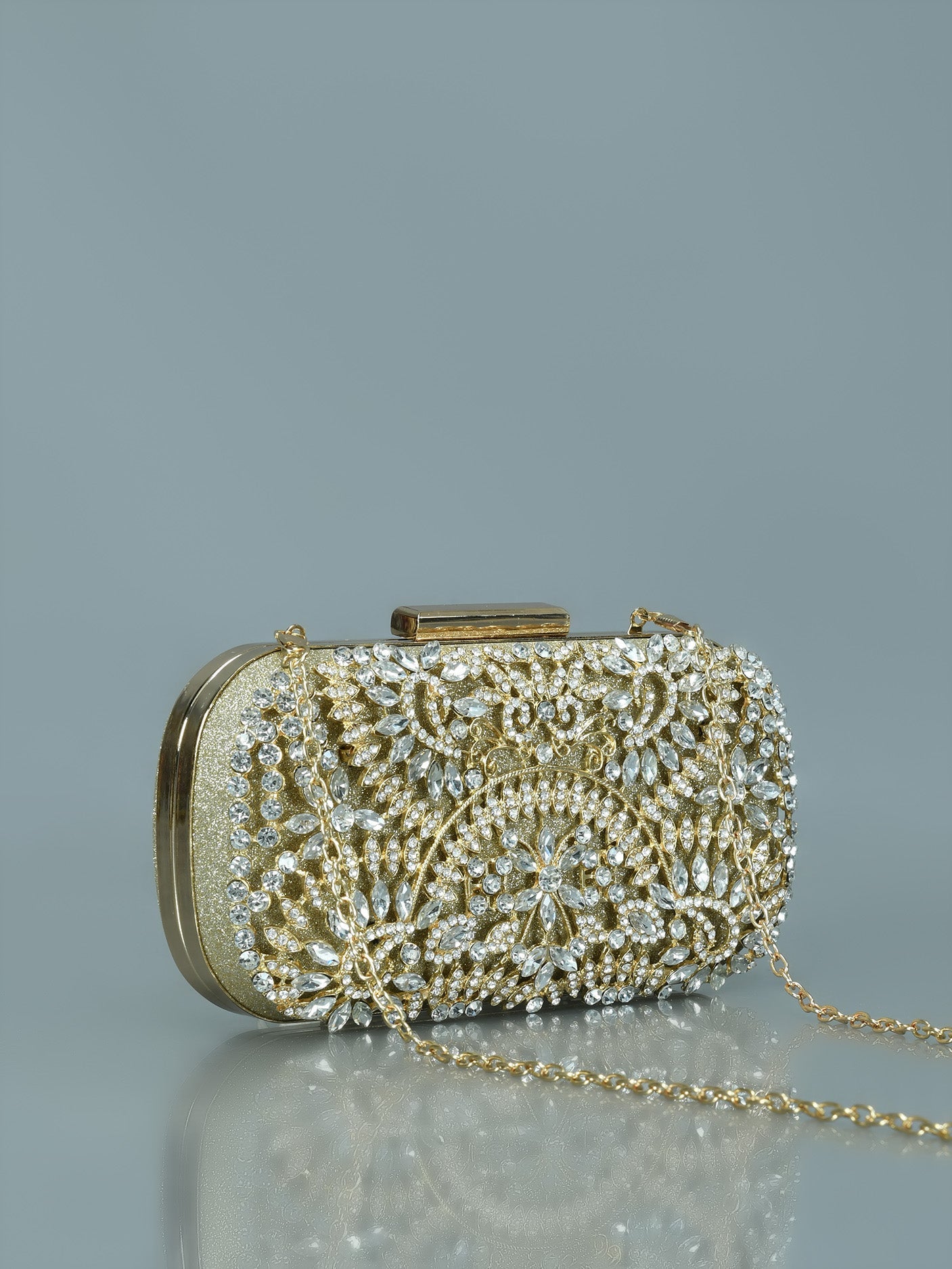 Limelight - Bejeweled Shimmer Clutch