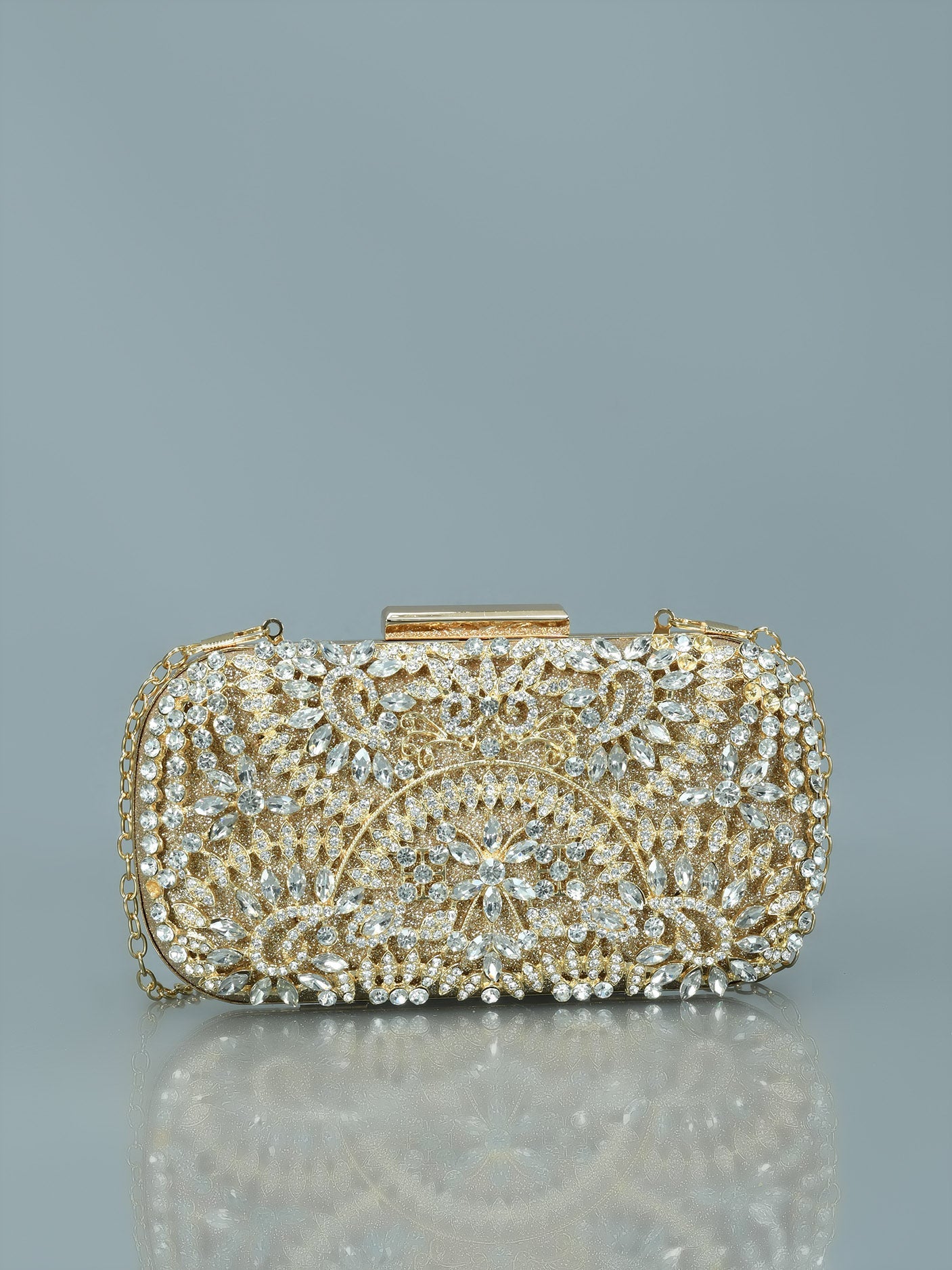 Limelight - Bejeweled Shimmer Clutch