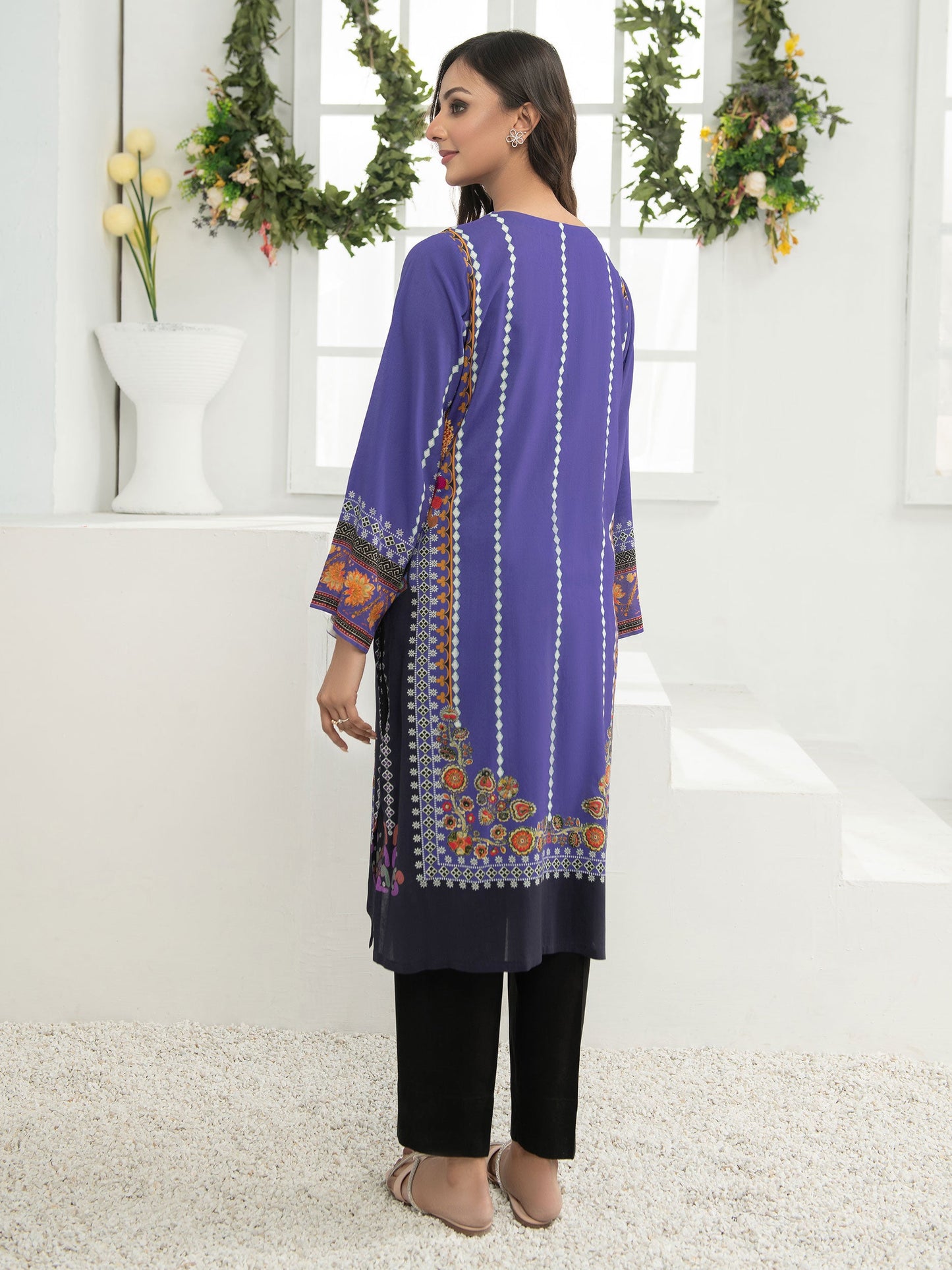 Limelight - Viscose Lawn Shirt-Printed (Unstitched)