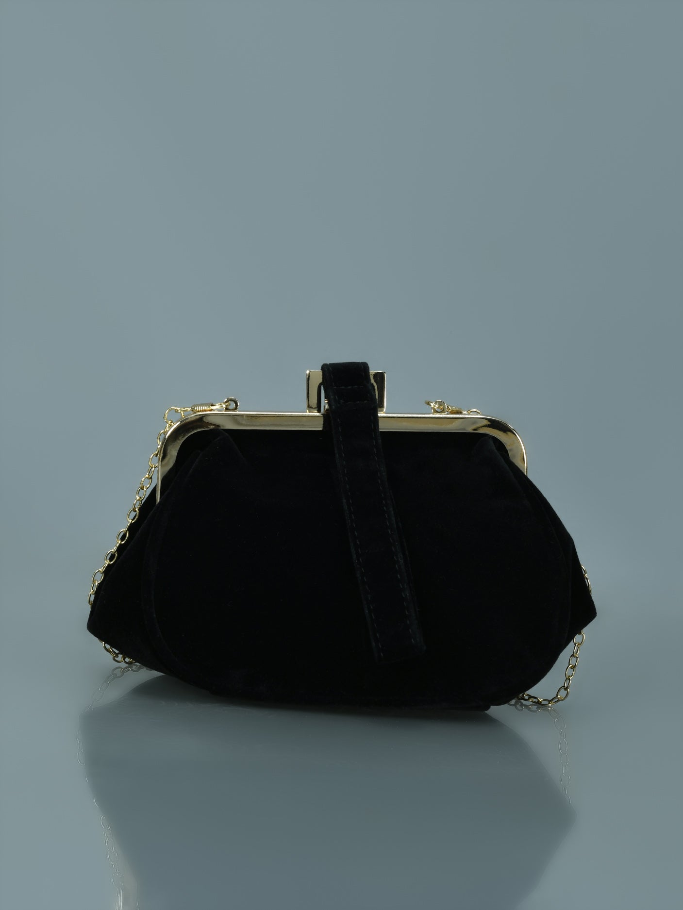 Limelight - Bejeweled Velvet Clutch