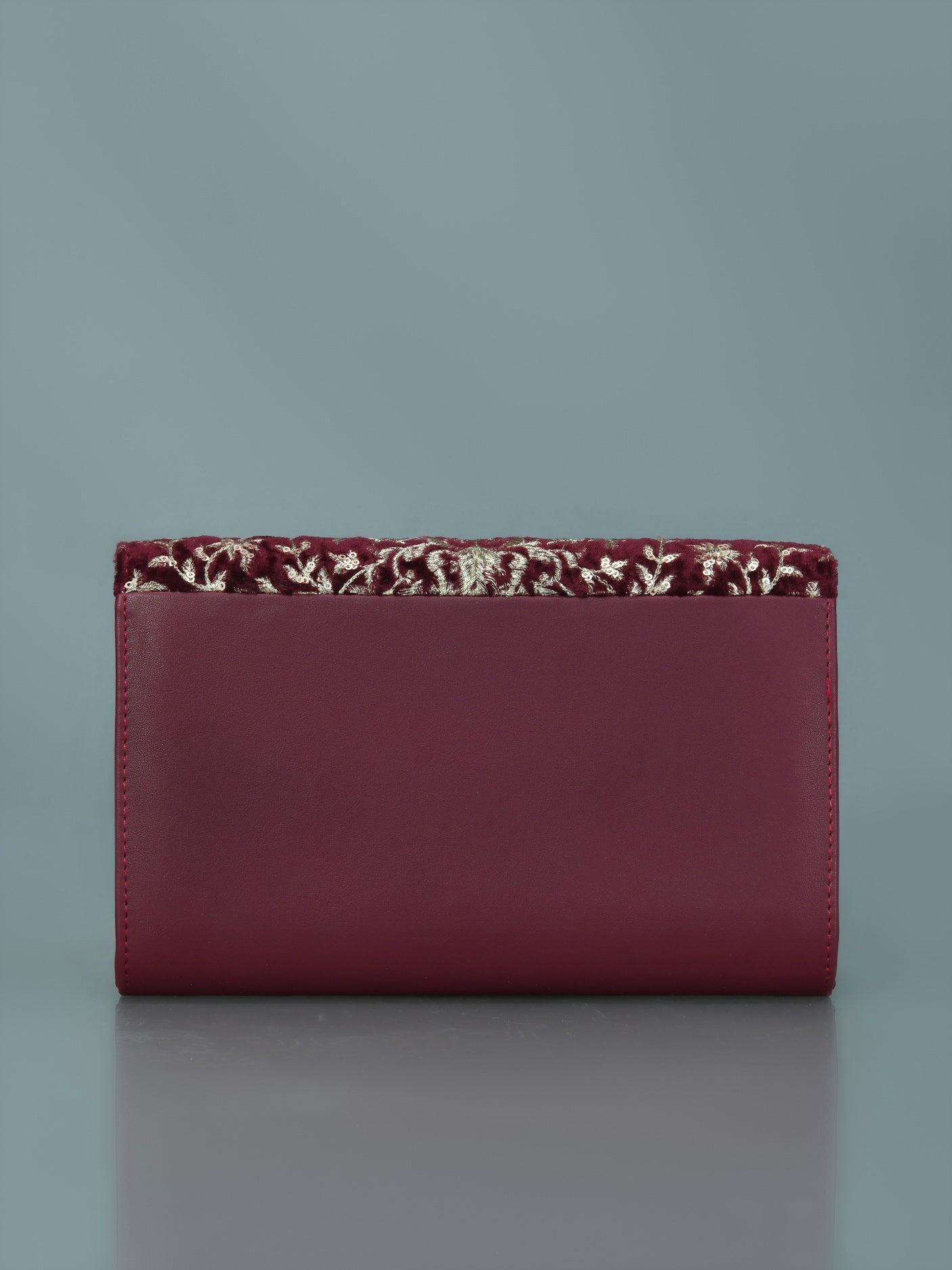 Limelight - Embroidered Velvet Clutch