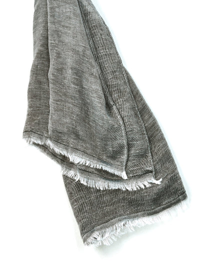 Stripped Glitter Viscose Scarf