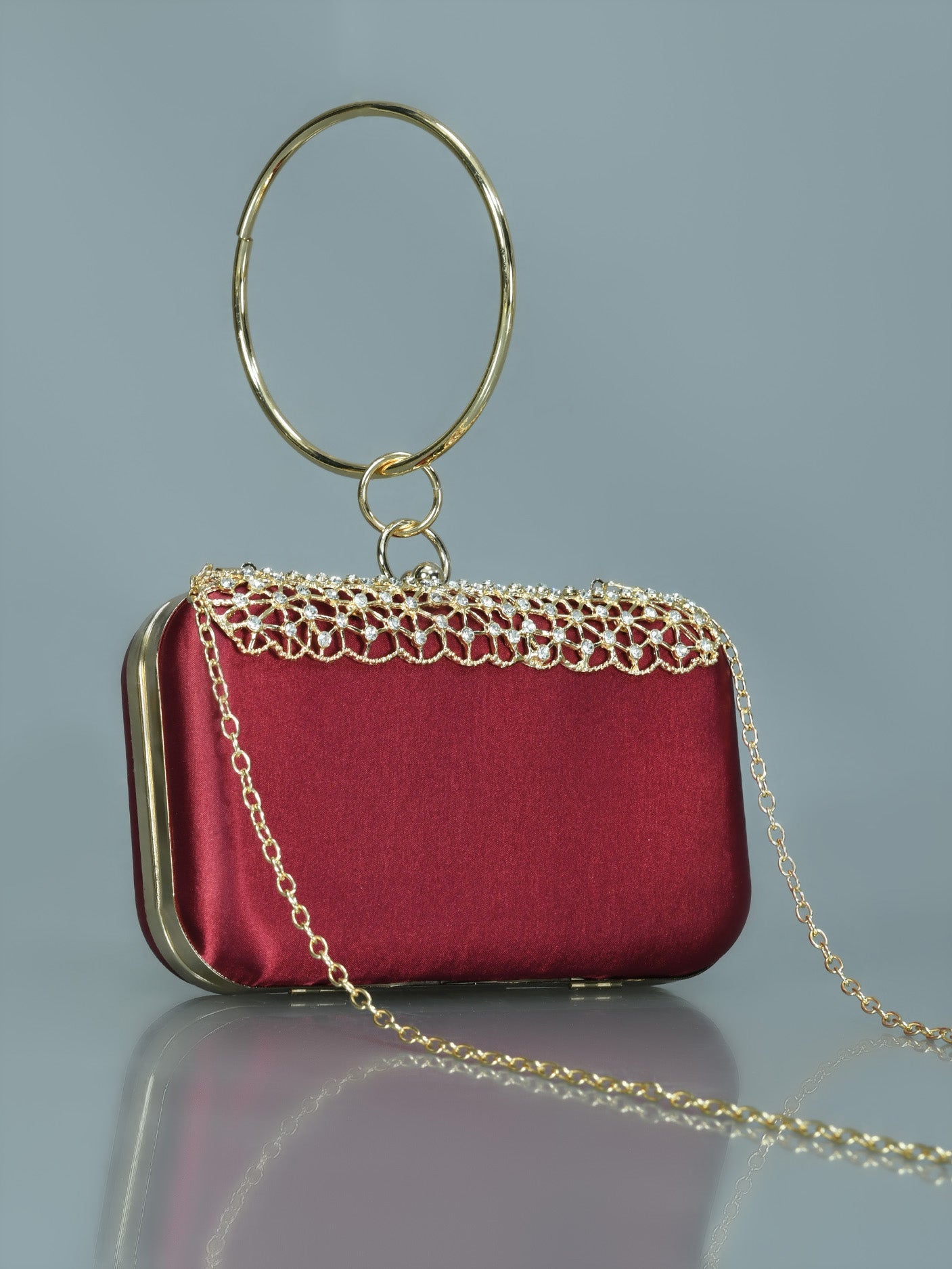 Limelight - Bejeweled Box Clutch