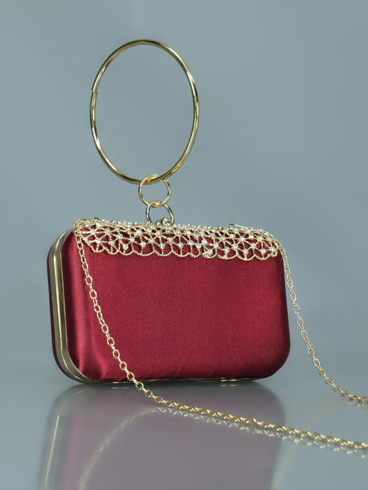 Limelight - Bejeweled Box Clutch