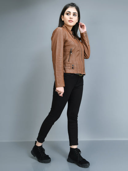 Limelight - Classic Leather Jacket - Brown