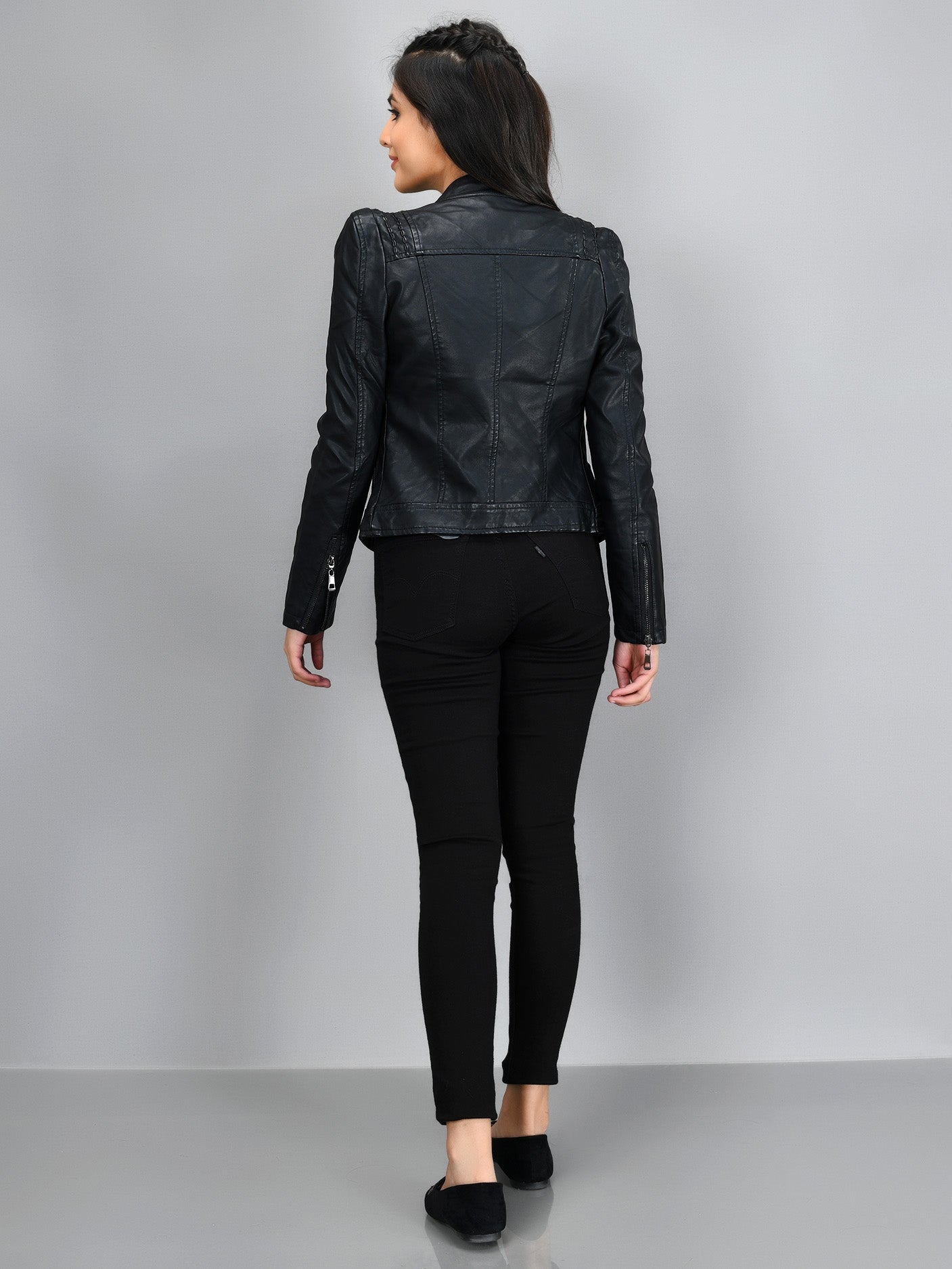 Limelight - Basic Leather Jacket - Black