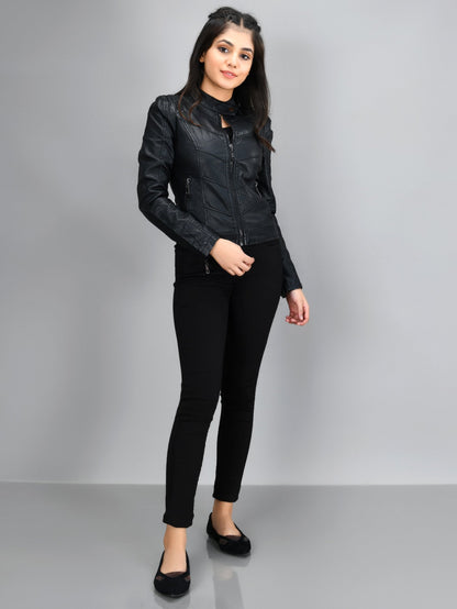 Limelight - Basic Leather Jacket - Black