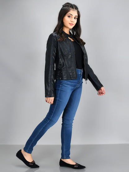 Limelight - Iconic Leather Jacket - Black