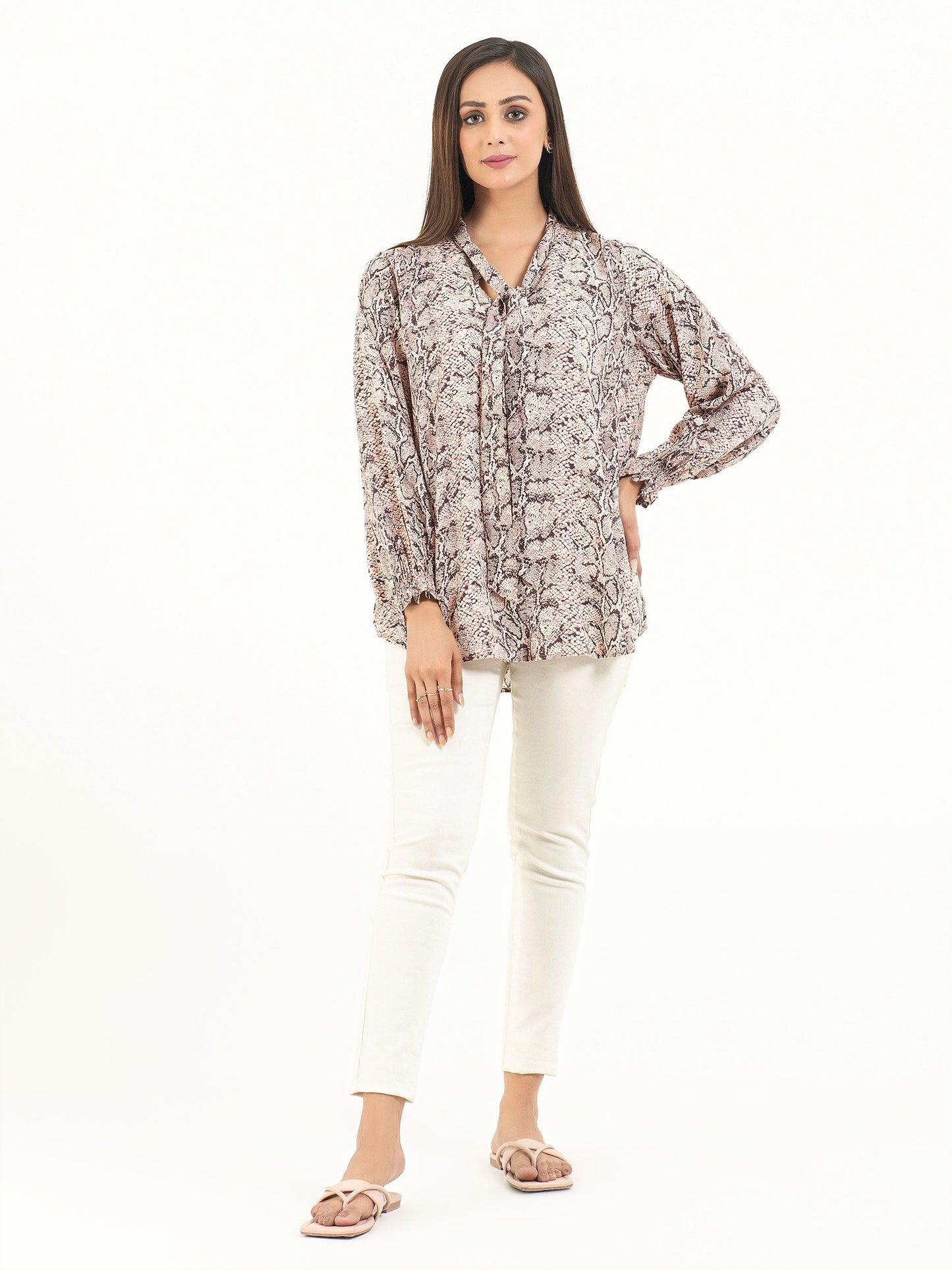 Limelight - Printed Lawn Top