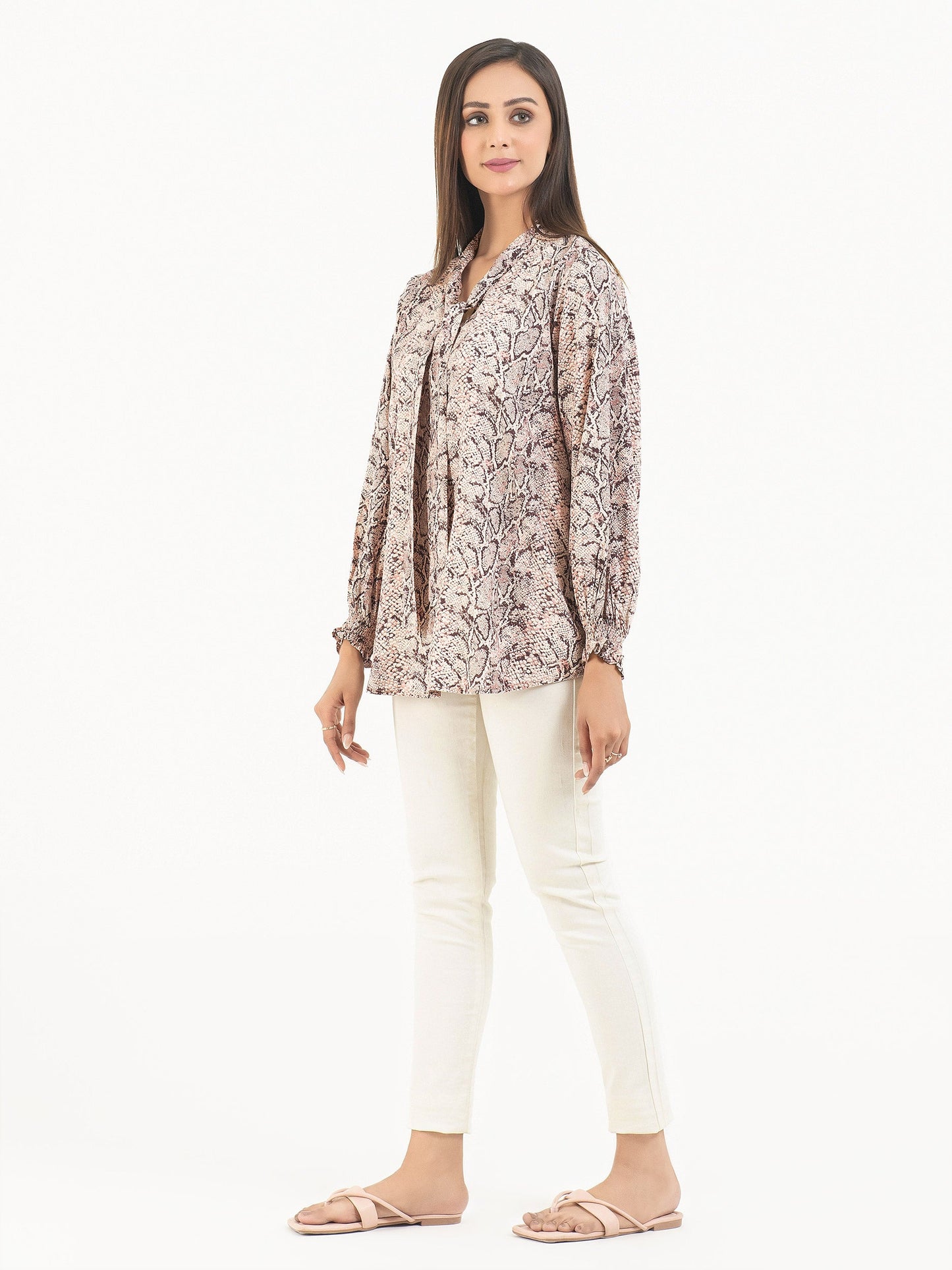 Limelight - Printed Lawn Top