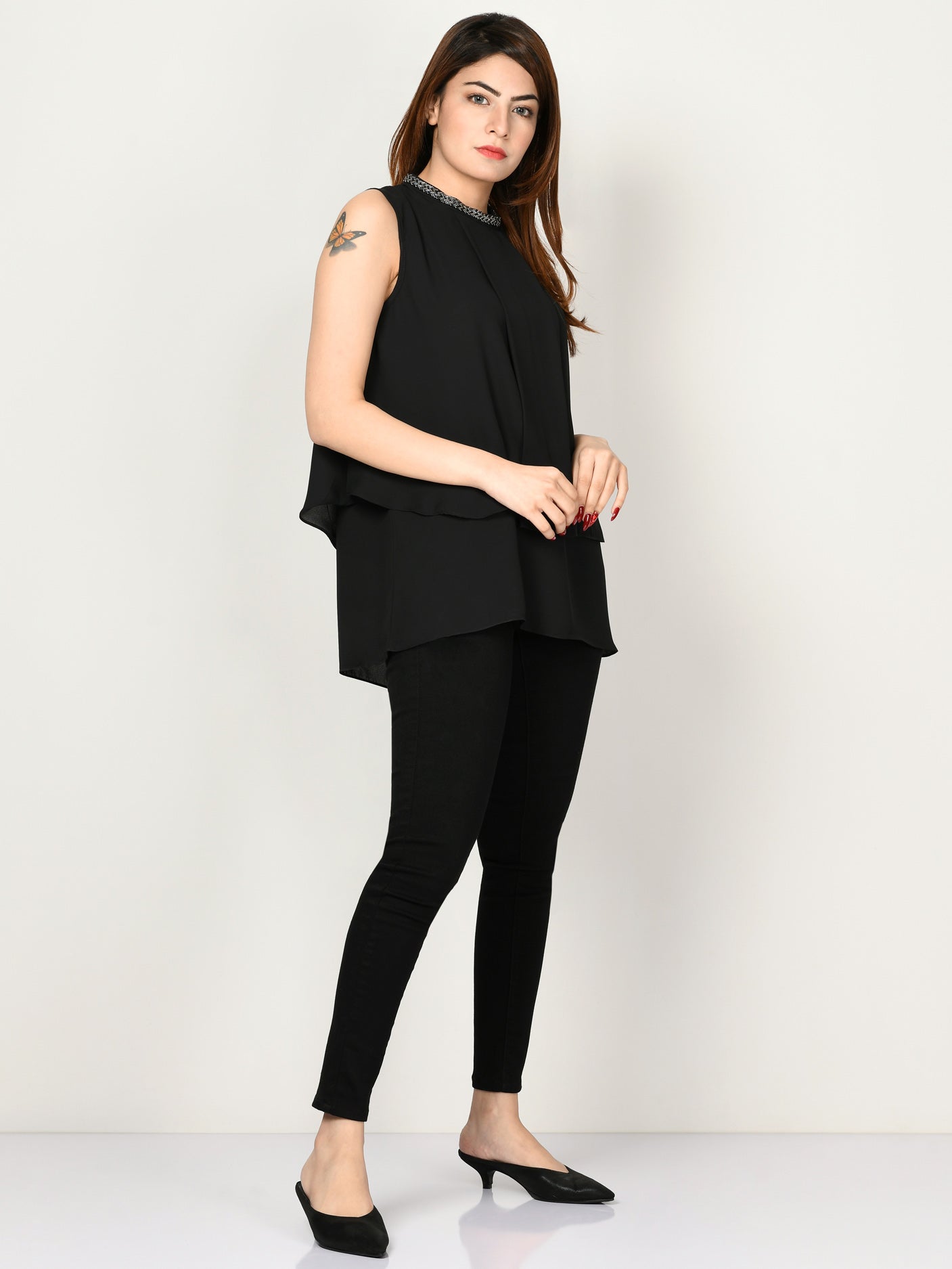 Limelight - Layered Chiffon Top