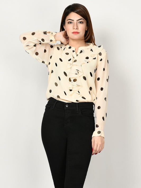 Limelight - Printed Chiffon Top