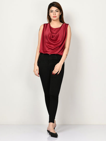 Limelight - Draped Neck Top