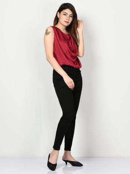 Limelight - Draped Neck Top