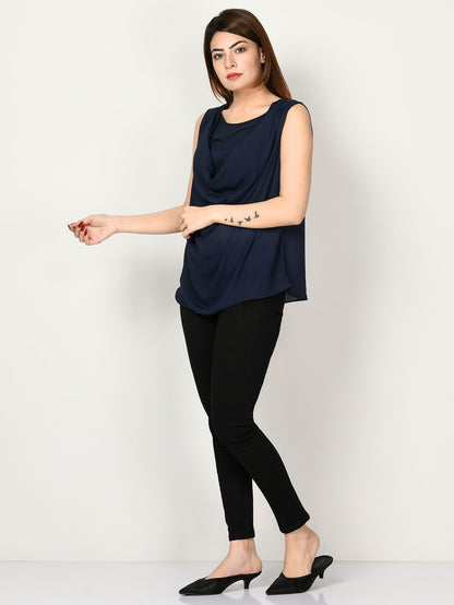 Limelight - Draped Neck Top