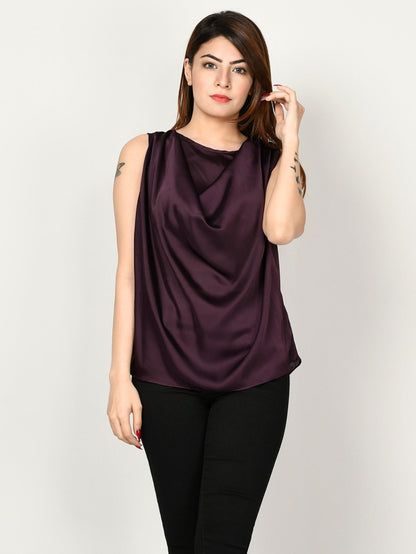 Limelight - Draped Neck Top