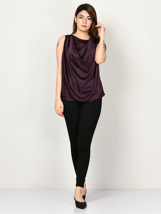 Limelight - Draped Neck Top