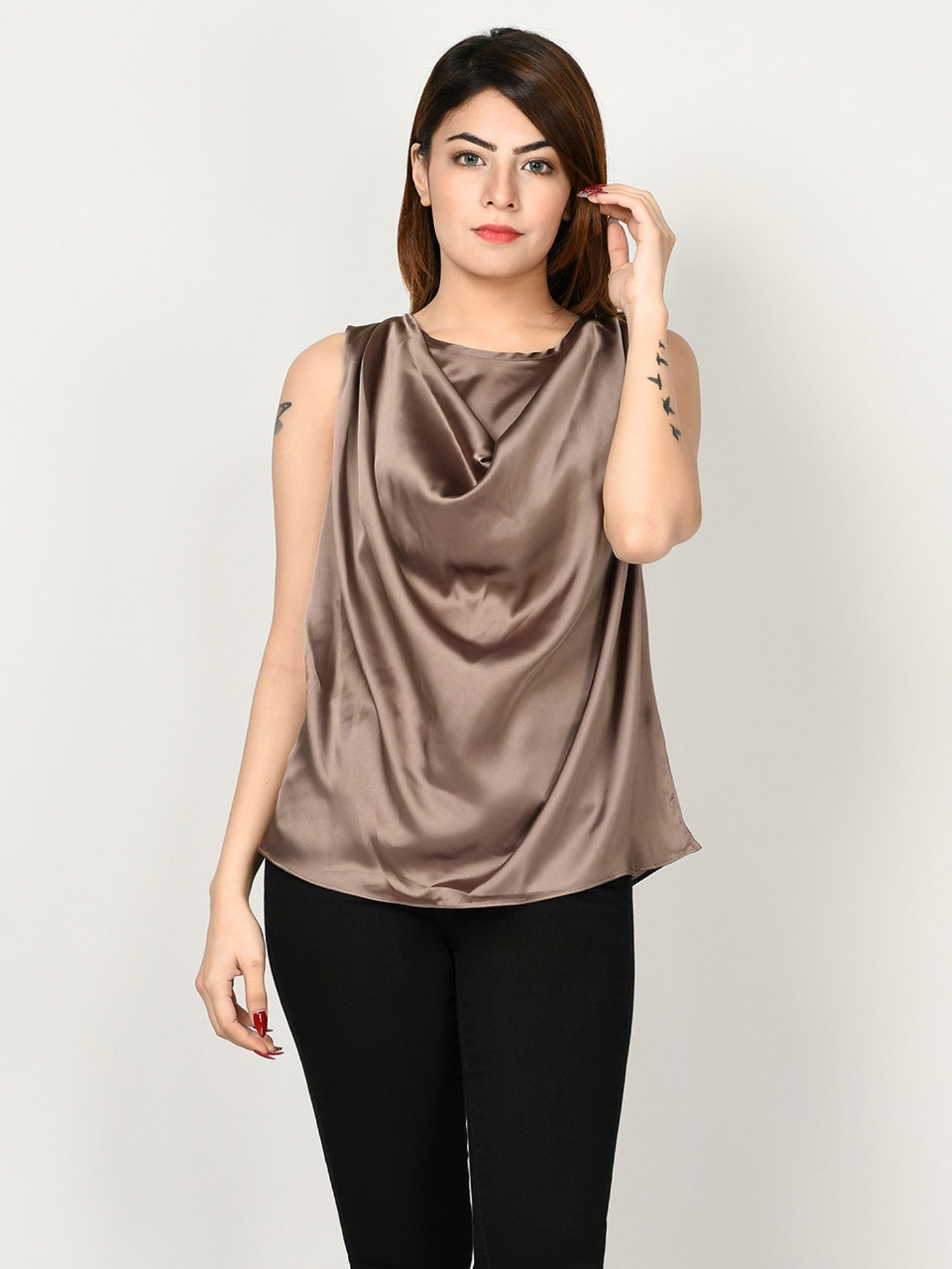 Limelight - Draped Neck Top