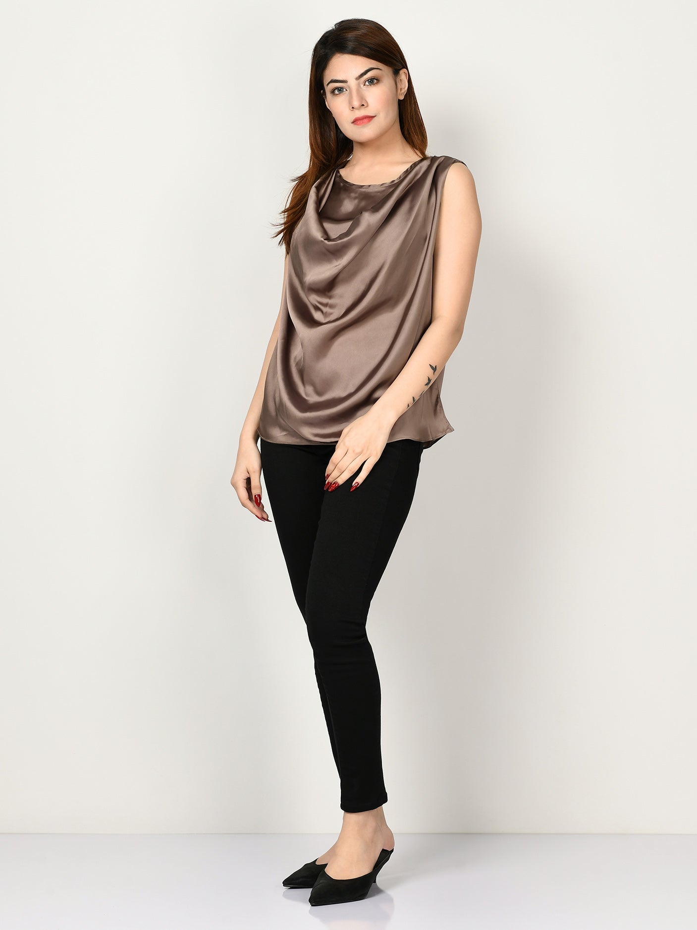 Limelight - Draped Neck Top