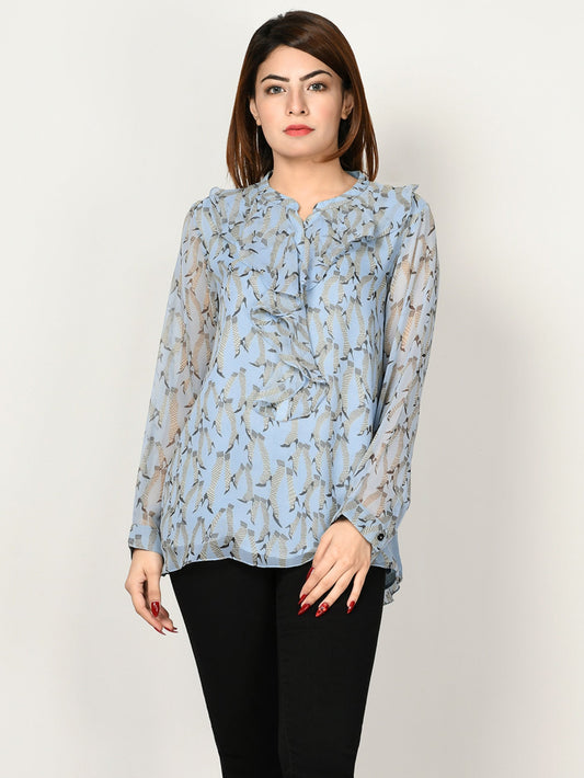 Limelight - Printed Chiffon Top