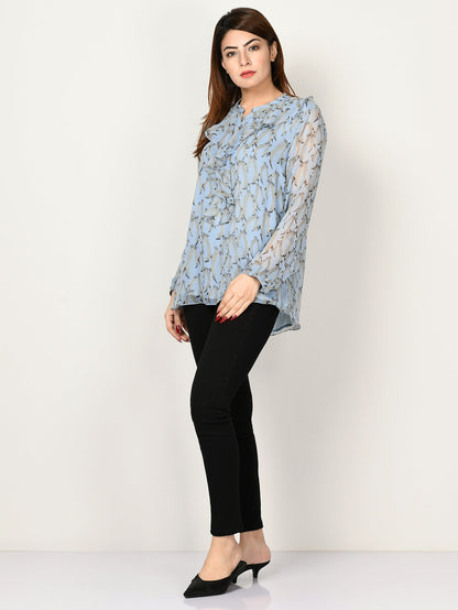 Limelight - Printed Chiffon Top
