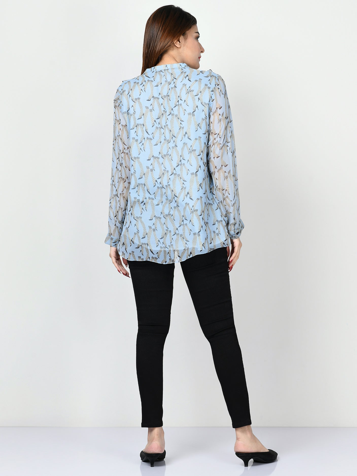 Limelight - Printed Chiffon Top
