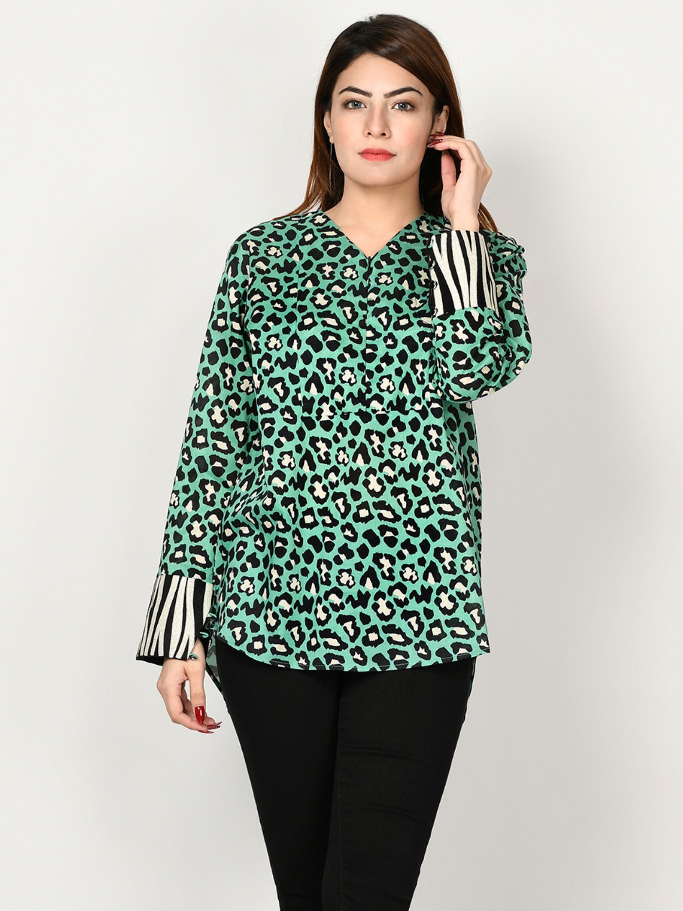 Limelight - Embroidered Top