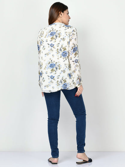 Limelight - Printed Chiffon Top
