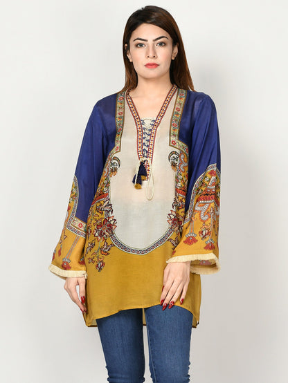 Limelight - Printed Silk Top