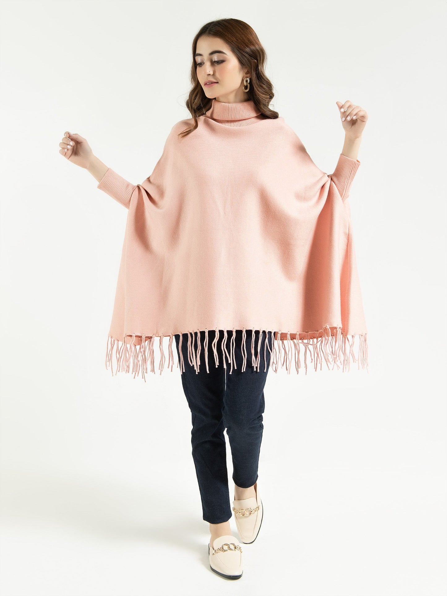 Limelight - High Neck Cape Shawl