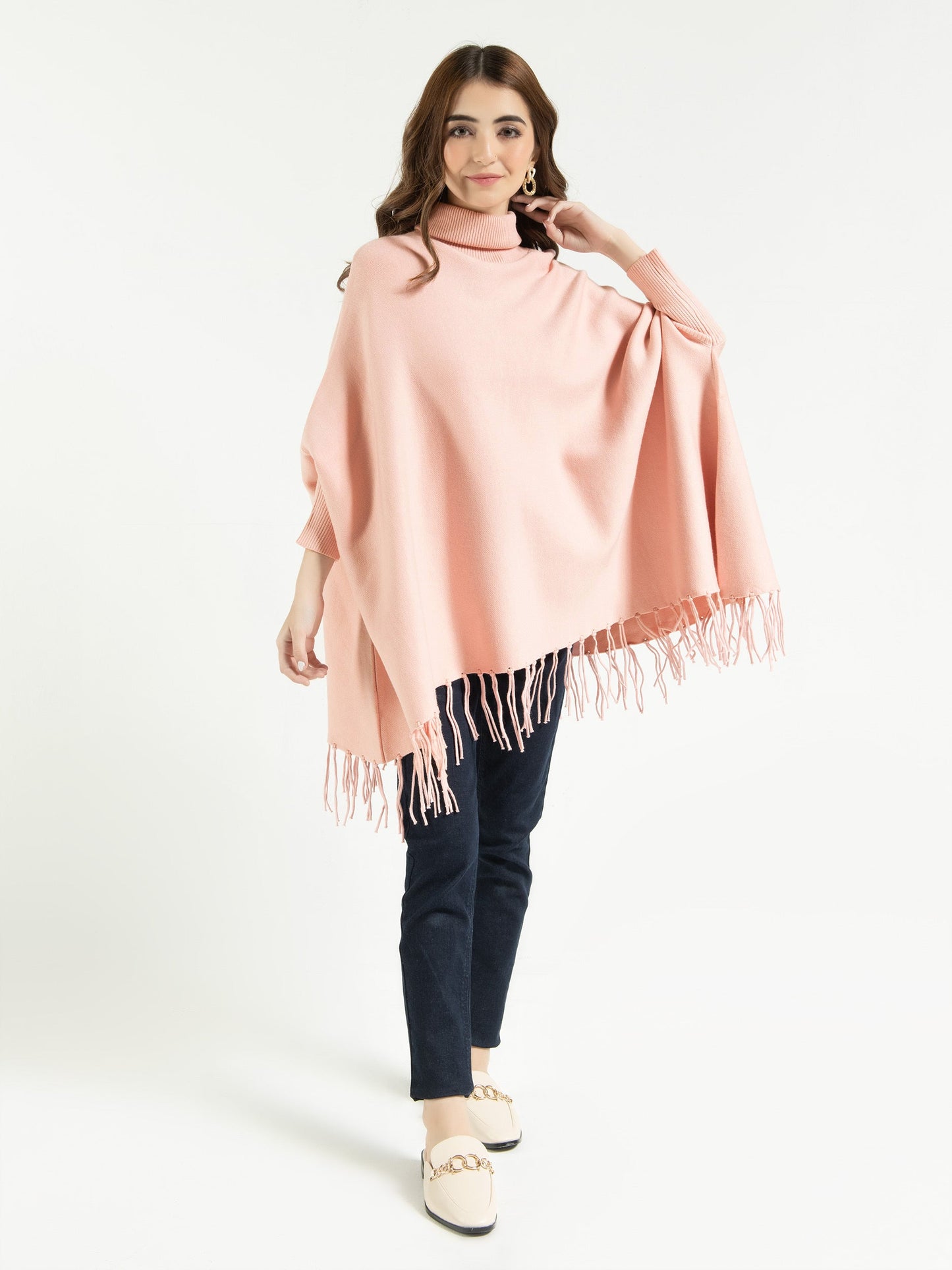 Limelight - High Neck Cape Shawl