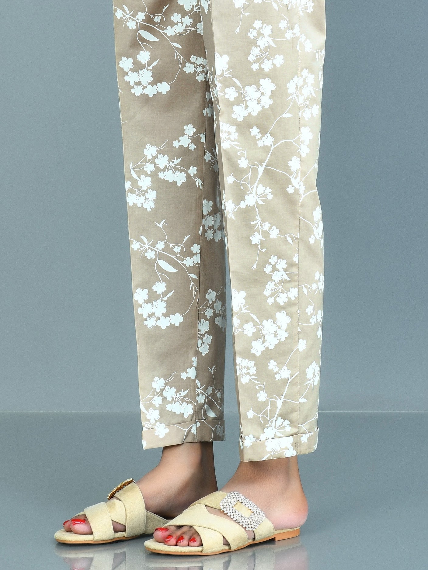 Printed Cambric Trousers