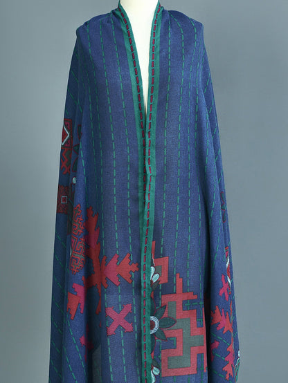 Limelight - Printed Polywool Shawl