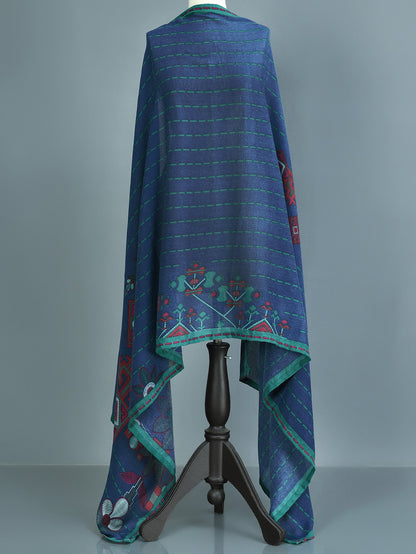 Limelight - Printed Polywool Shawl