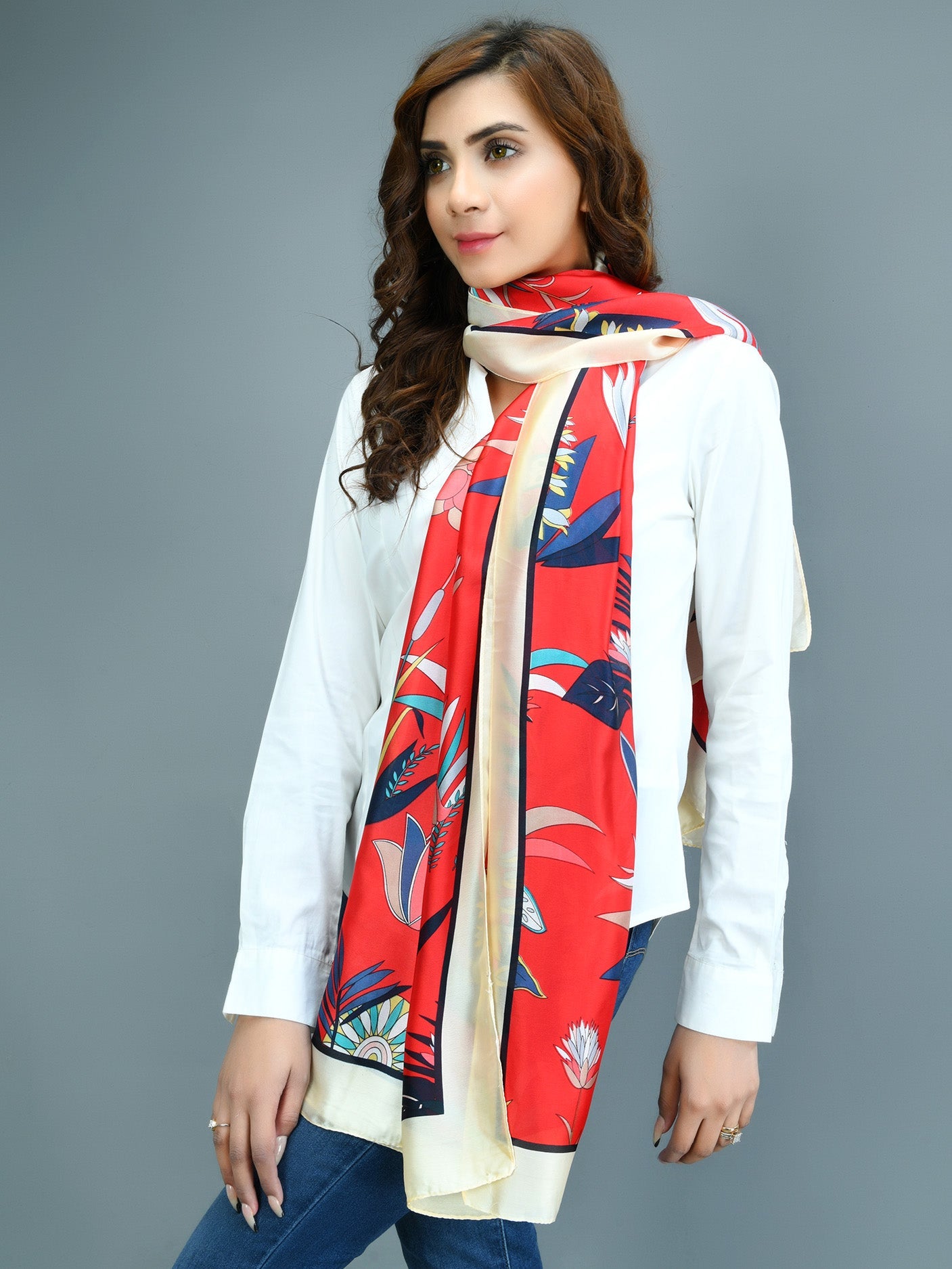 Printed Silk Scarf