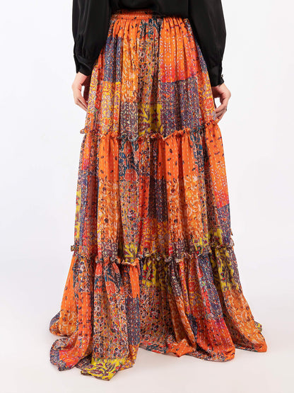 Limelight - Printed Chiffon Skirt