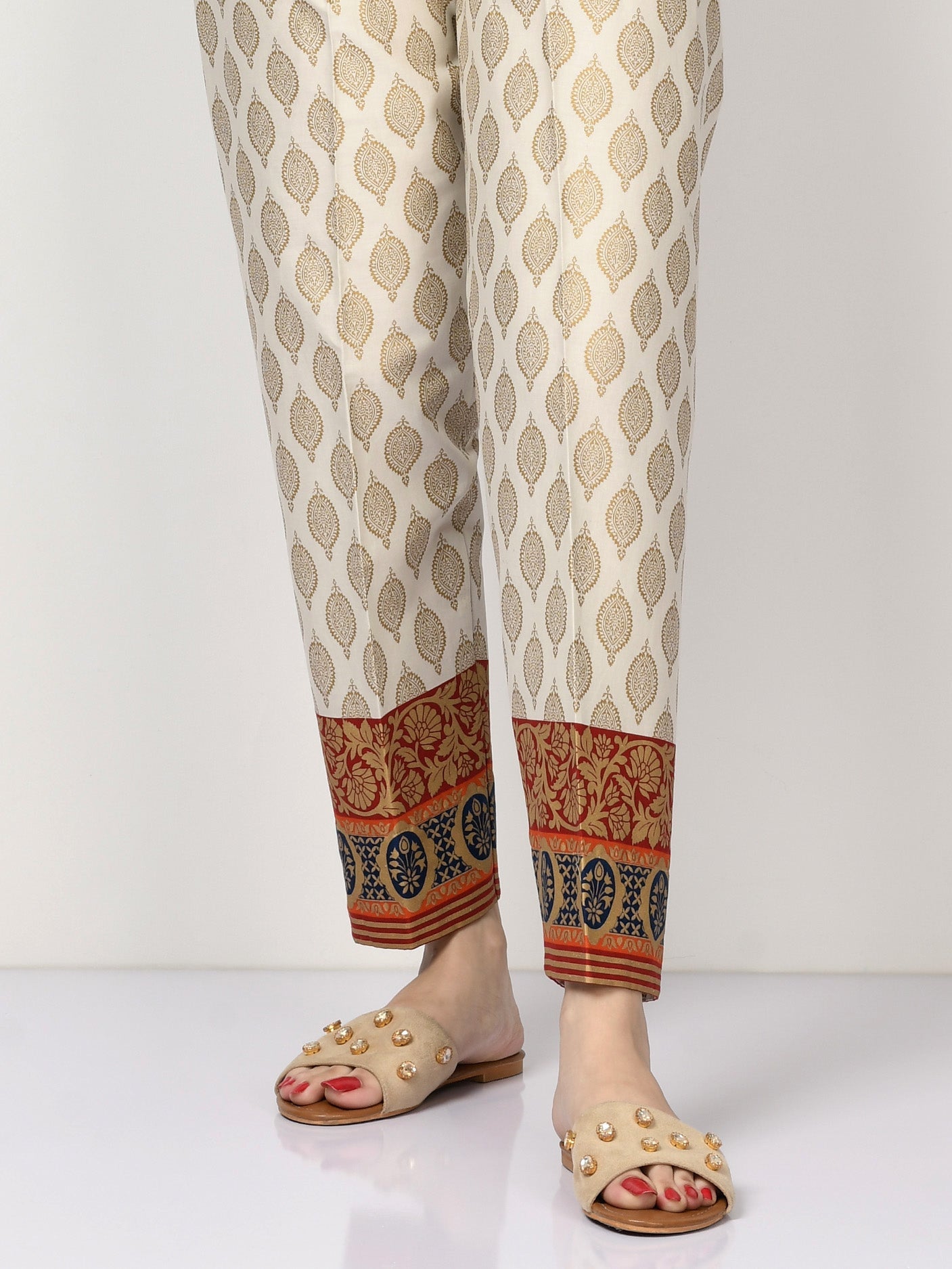 Limelight - Printed Winter Cotton Trouser